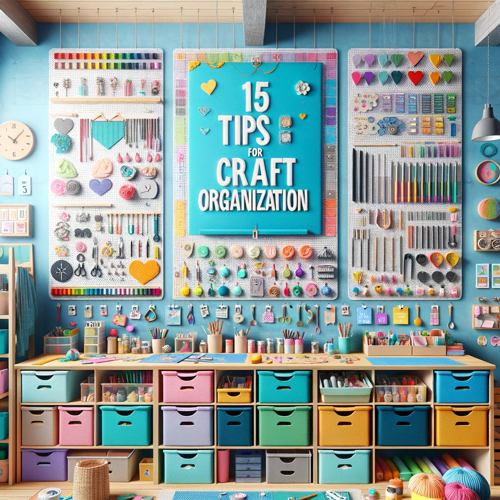 15 Tips for Craft Storage Organization