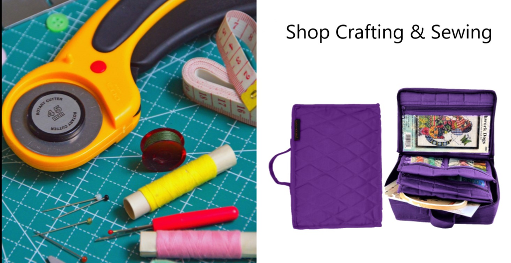 Quilter’s Project Bag with 19 Pockets - Craft Bag Organizer