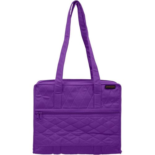 CA880P - Purple - Quilter's Project Bag  - Front View
