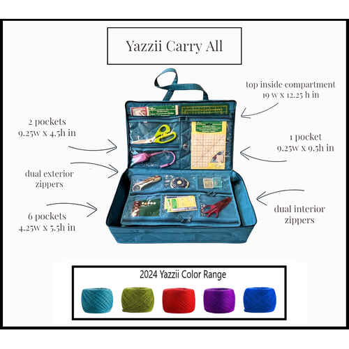 Yazzii Carry All - Craft Storage - Yazzii Craft Organizers & Bags Yazzii Carry All - Craft Storage - Yazzii Craft Organizers & Bags
