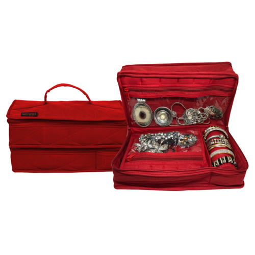 Global Phoenix Travel Jewelry Organizer Case Foldable Jewelry Roll Storage  Bag for Journey
