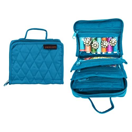 Yazzii Bag - Mini Organizer - LARGE - 8 Zippered Compartments - ON