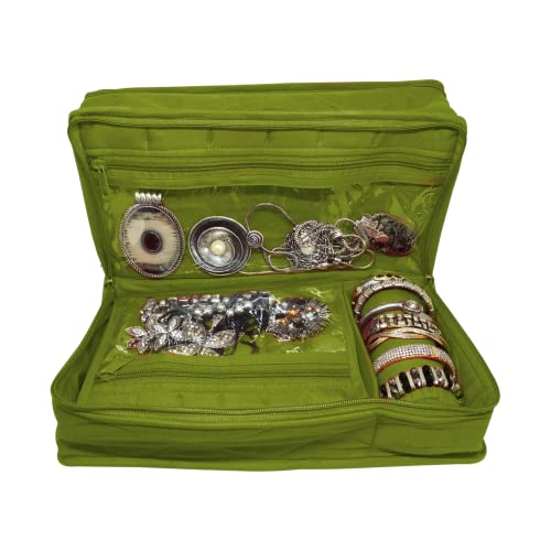 Deluxe Craft /Jewelry Storage Portable Organizer (CA610)-Craft Organization-Applique, Arts & Crafts, Bag, Craft Organizers and Bags, Crafts, Deluxe Craft Storage, Knitting, Multipurpose, Needlework, Organizer, Plain Designs, Portable, Quilting, Sewing, Storage, Storage Bag, Toiletries, Tote, Yazzii-Yazzii Craft Organizers and Bags