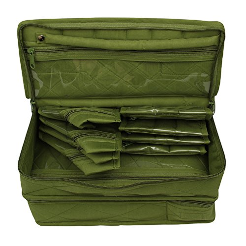  Yazzii Deluxe Craft Storage - Portable Storage Bag Organizer -  Arts & Crafts Storage Bag Organizer - Multipurpose Storage Organizer for  Quilting, Needlework, Knitting, Sewing, Applique