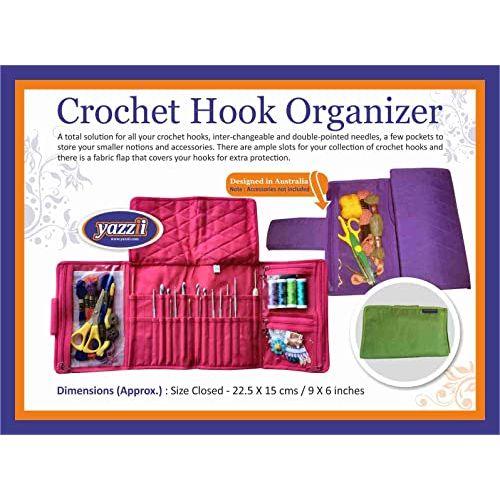 Crochet Hook Organizer Case - Yazzii Craft Organizers & Bags