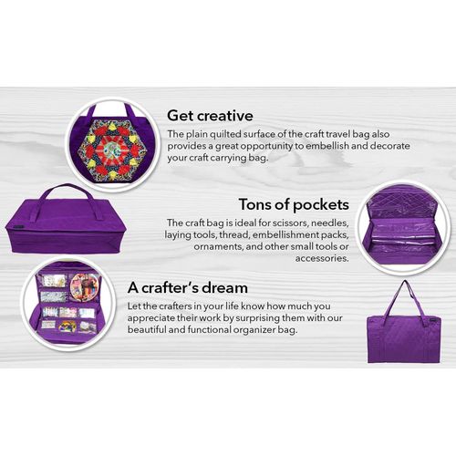 Yazzii Carry-All Craft Organizer (CA120)-Craft Organization-Yazzii Craft Organizers and Bags