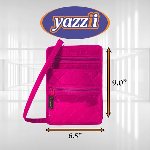 Accessory & ID Bag / Pouch / Cross Body Bag (CA255)-Badge & Pass Holders-Accessory, Accessory & ID Pouch, Bag, Cosmetics, Crafts, Embroidery, ID Pouch, Jewelry, Medication, Multipurpose, Needlework, Organizer, Papercraft & Beading, Patchwork, Portable, Storage, Storage Bag, Toiletries, Tote, Yazzii-Yazzii Craft Organizers and Bags